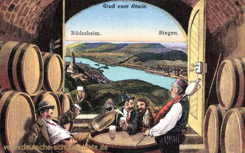 Gruss vom Rhein - Rüdesheim - Bingen