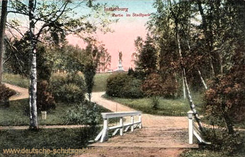Insterburg, Partie am Stadtpark