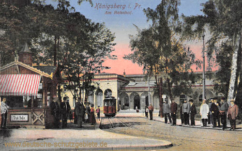 Königsberg i. Pr., Am Bahnhof