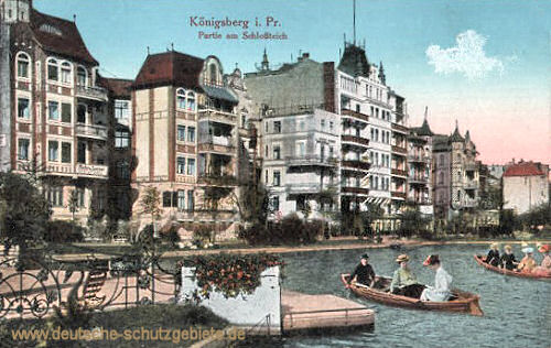Königsberg i. Pr., Partie am Schlossteich