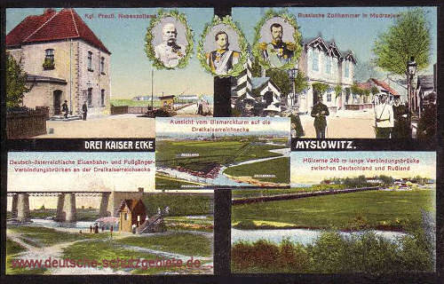 Myslowitz, Drei-Kaiser-Ecke