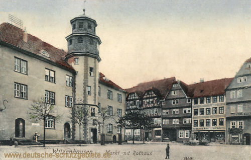 Witzenhausen, Markt und Rathaus