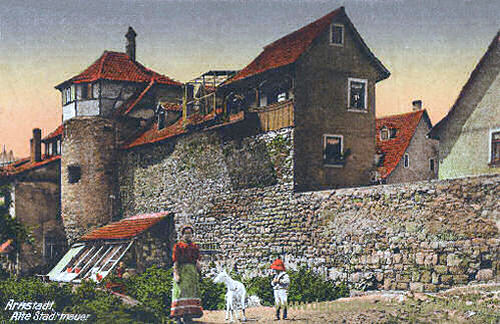 Arnstadt, Alte Stadtmauer