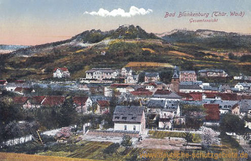 Bad Blankenburg, Thüringer Wald, Gesamtansicht