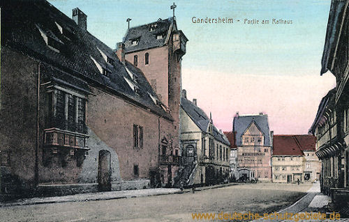 Gandersheim, Partie am Rathaus