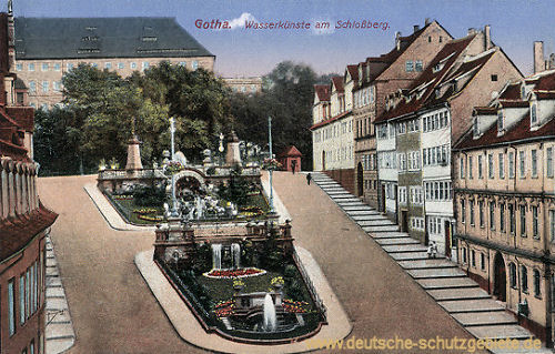Gotha, Wasserkünste am Schlossberg