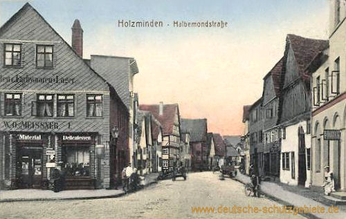 Holzminden, Halbemondstraße