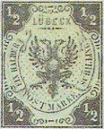 ½ Schilling, Lübeck Briefmarke 1859