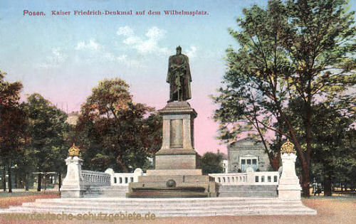 Posen, Kaiser Friedrich-Denkmal auf dem Wilhelmsplatz