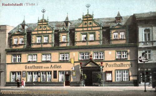 Rudolstadt, Gasthaus zum Adler, Posthalterei