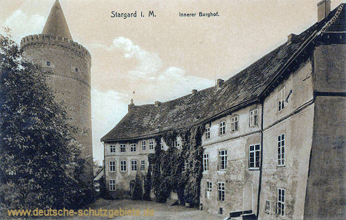 Stargard i. M., Burghof