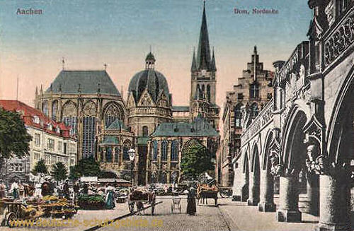 Aachen, Dom, Nordseite