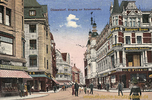 Düsseldorf, Eingang zur Schadowstraße