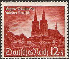 Eupen-Malmedy wieder Deutsch, Briefmarke Deutsches Reich 1940