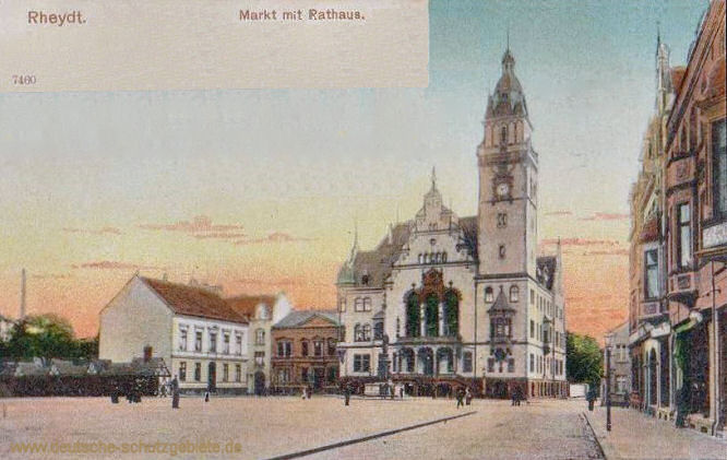 Rheydt, Markt mit Rathaus