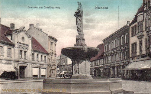 Stendal, Brunnen am Sperlingsberg