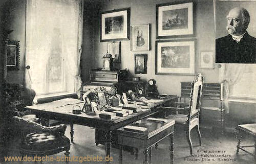 Arbeitszimmer des Reichskanzlers Otto von Bismarck