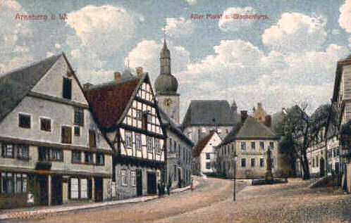 Arnsberg, Alter Markt und Glockenturm