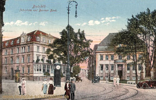 Bielefeld, Jahnplatz und Barmer Bank