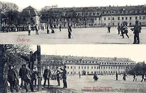 Coburg, Kaserne des 6 Thüringischen Infanterie-Regiments Nr. 95