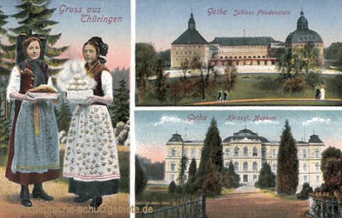 Gotha, Schloss Friedenstein, Museum, Trachten