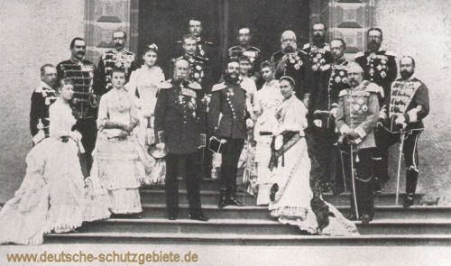 Kaisertage in Homburg 1883