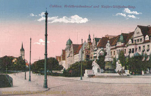 Koblenz, Artilleriedenkmal und Kaiser Wilhelm-Ring