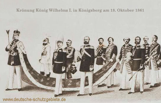 Krönung Wilhelms I. 1861 in Königsberg