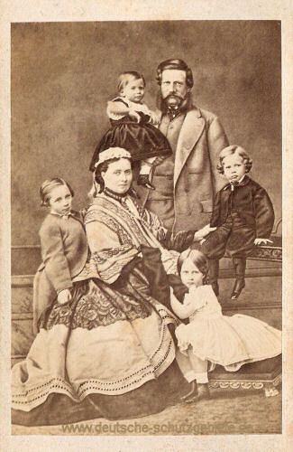 Kronprinz Friedrich Wilhelm und Familie, 1868