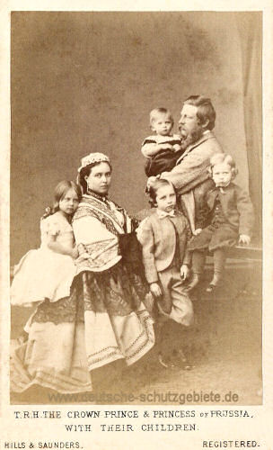 Kronprinz Friedrich Wilhelm und Familie, 1868