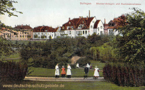Solingen, Böcker-Anlagen und Beckmannstraße