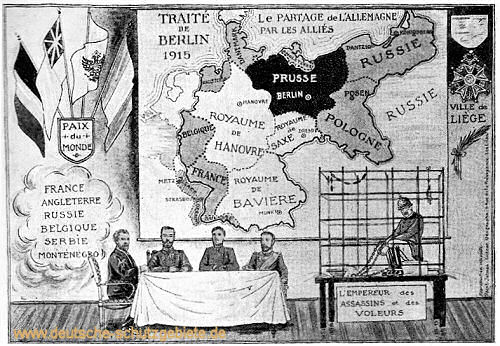 Der Vertrag von Berlin 1915 - die Teilung Deutschlands durch die Alliierten