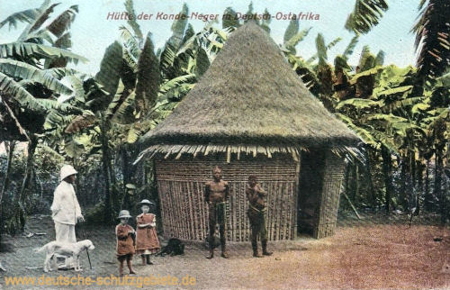 Deutsch-Ostafrika, Hütte der Konde