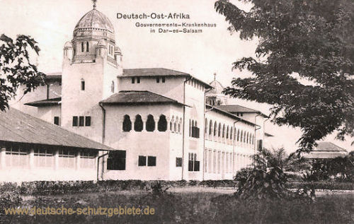 Deutsch-Ost-Afrika, Gouvernements-Krankenhaus in Dar-es-Salaam