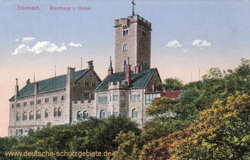 Eisenach, Wartburg von, Osten