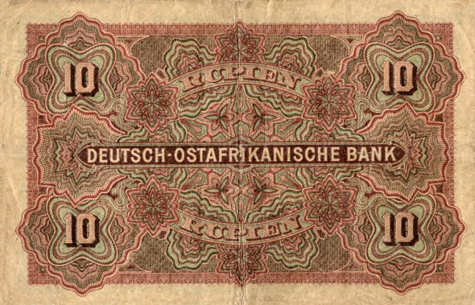 Deutsch-Ostafrikanische Bank 10 Rupien, 1905