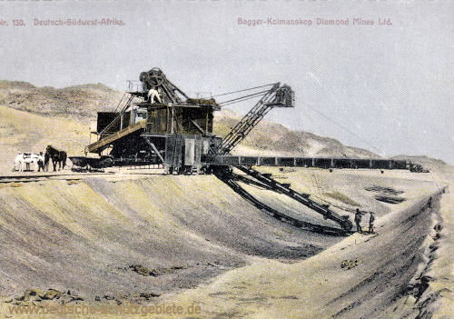 Deutsch-Südwest-Afrika, Bagger-Kolmmannskop Diamond Mines Ltd.