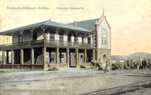 Deutsch-Südwest-Afrika, Bahnhof Okahandja
