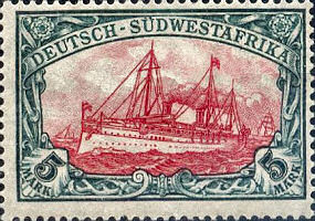 Deutsch-Südwestafrika 5 Mark, 1900