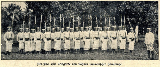 Fita-Fita, eine Leibgarde von Söhnen samoanischer Häuptlinge