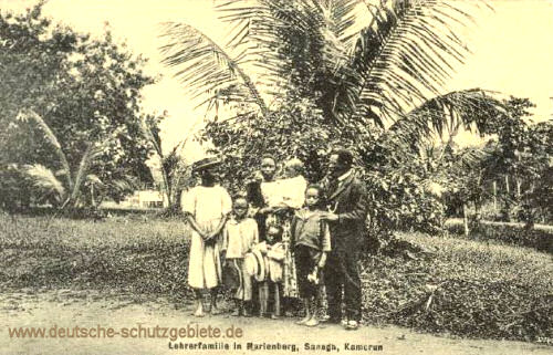 Kamerun, Lehrerfamilie in Marienberg, Sanaga