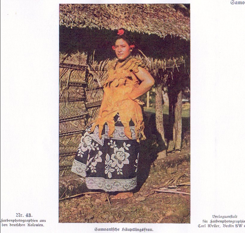 Nr. 43 Samoa, Samoanische Häuptlingsfrau