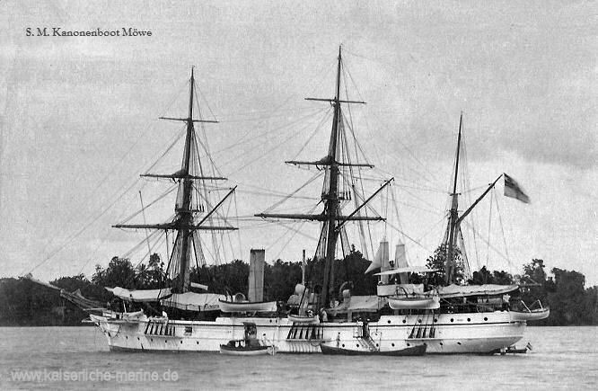 S.M.S. Möwe, Kanonenboot der Kaiserlichen Marine