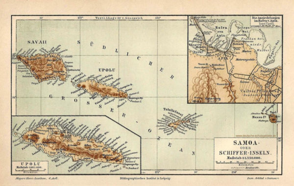 Samoa oder Schiffer-Inseln