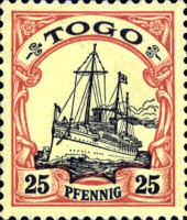 Togo 25 Pfennig, 1900