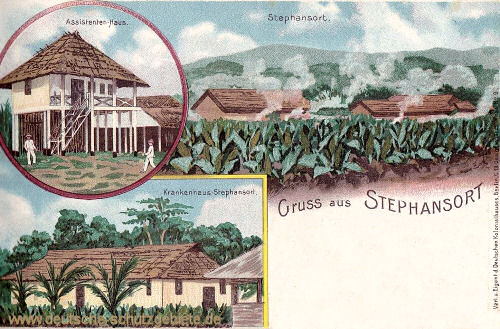Deutsch-Neu-Guinea, Stephansort, Assistenten-Haus, Krankenhaus Stephansort