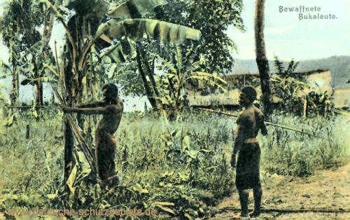 Deutsch-Neuguinea, Bewaffnete Bukaleute