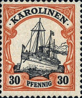 Karolinen, 30 Pfennig, 1900