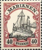 Marianen, 40 Pfennig, 1901
