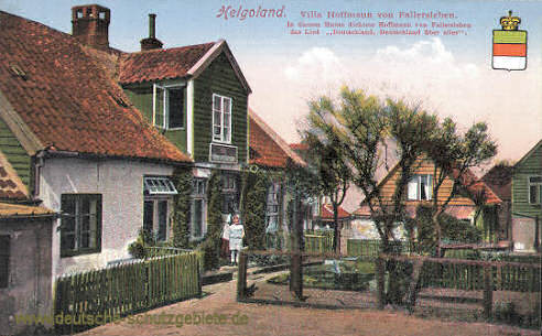 Helgoland, Villa Hoffmann von Fallersleben